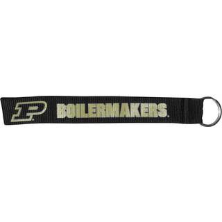 Siskiyou NCAA Purdue Boilermakers Lanyard Key Chain Wristlet Black