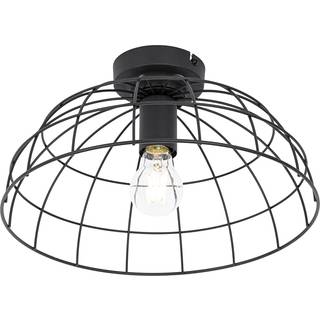 Industriel loftslampe sort 35 cm - Hanze