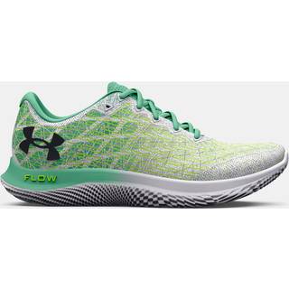 Under Armour FLOW Velociti Wind 2 Neutral Running Shoe Women - White, Green, Size 6 - white