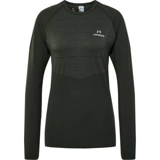 Newline Pace Seamless Running Top Women - Beige, Size XL - beige