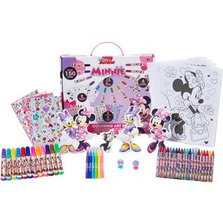 Innovative design Disney Minnie Mouse Coloring Art Set til b?rn med klisterm?rker og frim?rker 150+ stykker