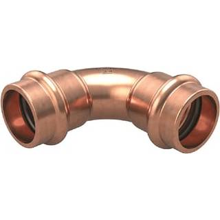 Conex B MaxiPro kobberpress bøjning 7/8''. 90gr. Muffe-muffe. Op til 48 bar driftstryk. Pose a 3 stk.