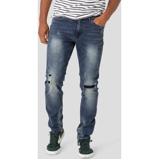 Marcus Cutler Herre Jeans - Dirty Blue Used - 30/34
