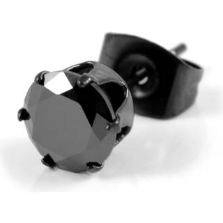 Blackness 6mm Zirkonia Ørestik