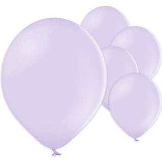 50 stk. Latexballoner lys lilla 12" - Luksus kvalitet til fest og dekoration