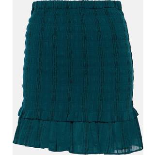 Marant Etoile Dorela ruched miniskirt - blue - M