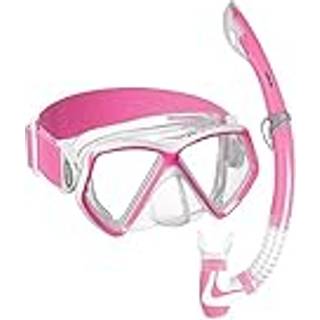 Mares - Kid's Pirate Neon - Snorkelsæt pink/ clear