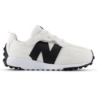 New Balance Børn 327 NEW-B HOOK & LOOP i Sort/Hvid Synthetic, Størrelse 18.5