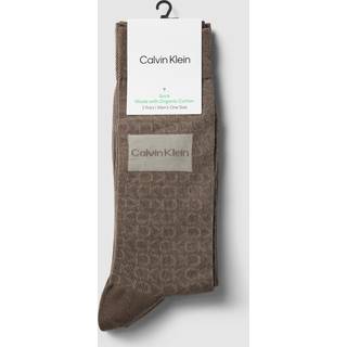 Calvin Klein 2-pak Badge Men Sock - Grey - One Size * Kampagne *
