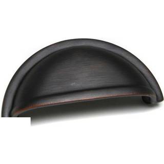 Richelieu Hardware BP50388Borb Kirkland Collection 3-tommer (76 mm) Midt-til-centreret børstet oli-rubbet bronze traditionelt kopformet skab og s