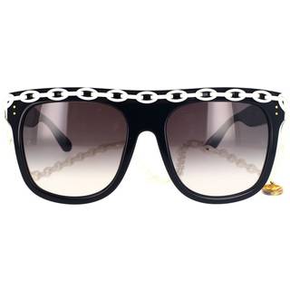 Linda Farrow DAKOTA LFL1304 C2 58 Solbriller Mænd Guld - Black White Yellow Gold - 58mm