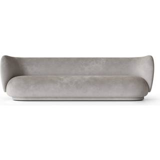 Rico Sofa 4 - Faded Velvet - Concrete