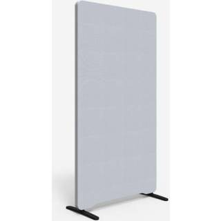 Lintex Edge Floor skærmvæg 80x150cm lys grå med grå liste
