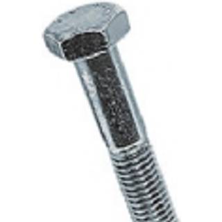 Bossard Bolt M20x200 Elforzinket DIN 931. 6kt delgevind Stål 8.8