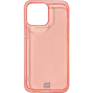 iPhone 14 Pro Max Joy Case Fleksibelt Plastik Cover - Gennemsigtig / Pink