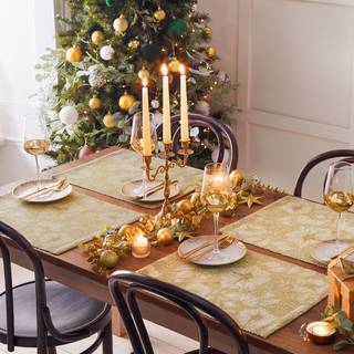 Paoletti Paoletti Set of 4 Gold Stag Table Placemats