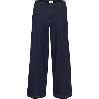 My Essential Wardrobe Laramw 115 Wide Pant Bukser 10704538 Dark Blue Un-Wash (42)