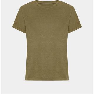 Olivengrøn kortærmet bambus T-shirt til dame fra Copenhagen Bamboo, XL