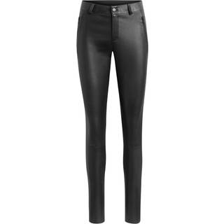Notyz Leggings with saddleback 10910 Skindbukser - Black with black