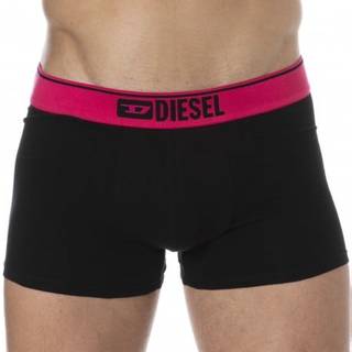 Diesel Contrast Cotton Boxer Briefs - Black