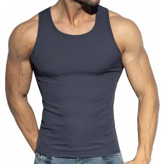 ES Collection Recycled Rib Sports Tank Top - Navy