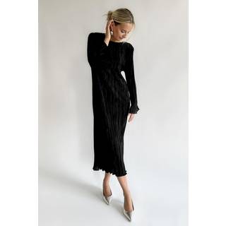 BYIC - Kellyic Long Plissé Dress A23287 - Black