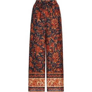 Zimmermann Junie silk wide-leg pants - multicoloured - L