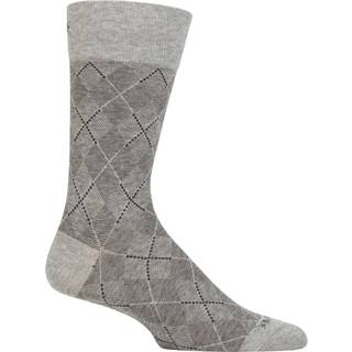 Burlington Herren Socken grau Baumwolle & Mix Gemustert