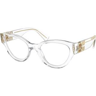 Miu Miu Kvinde MU 01VV 1AB1O1 Optiske stel Acetat Sort Transparent Pantos Normal