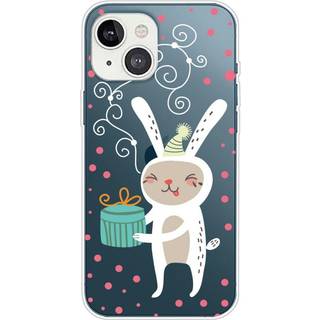 iPhone 13 Plastik Jule Cover - Gennemsigtig - Gavekanin