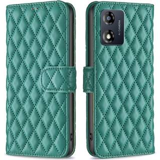 SKALO Motorola Moto E13 4G BINFEN COLOR Quiltet Pung - Grøn