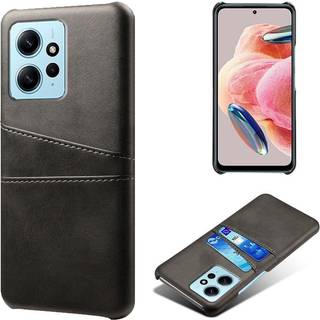 SKALO Xiaomi Redmi Note 12 4G PU-læder Kortholder Cover - Sort