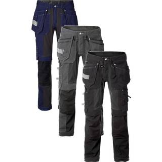 Kansas 127427 Gen Y håndværkerbukser, Flexforce / Arbejdsbukser Sort C52