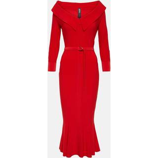 Norma Kamali Off-shoulder midi dress - red - XL