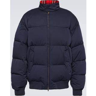 Balenciaga Cut-Up Harrington twill down jacket - blue - EU 46