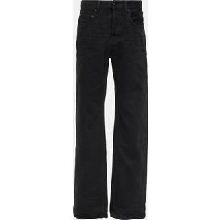 Saint Laurent High-rise wide-leg jeans - black - 31