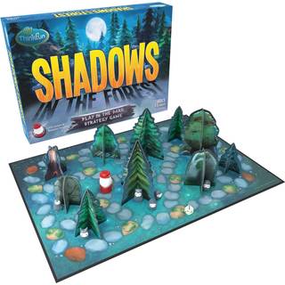 Thinkfun Shadows in the Forest-Unique Play-in-the-Dark Board Game | Ideel til børn og voksne | Stimulering af hjerneteaser | Innovativt gameplay