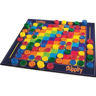 MindWare Skippity - Jump-and-Capture brtspil for 2 til 4 spillere - Twist on Checkers - 100pc - Sjov for brn og voksne i alderen 5+