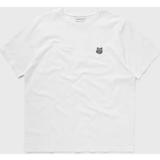 Maison Kitsune Fox Head Patch T Shirt White