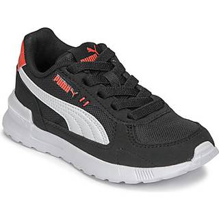 PUMA Graviton Sneakers Kids, Shoes, Black/White/Red, 30