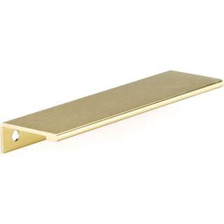 Richelieu Hardware BP9898128166 Lincoln Collection 5 1/16-tommer (128 mm) Center-to-center Satin Gold Modern Cabinet og skuffe Edge Pull Handle t