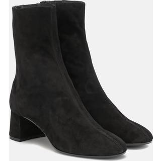 Aquazzura Saint HonorÃ© 50 suede ankle boots - black - EU 36.5