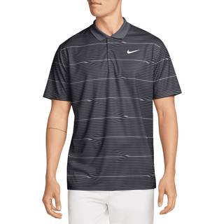 Nike Dri-Fit Victory Ripple Mens Black/Dark Smoke Grey/White XL Polo trøje
