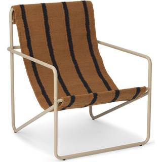 ferm LIVING Desert Lænestol Cashmere/Stripe One Size      unisex