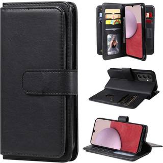 SKALO Samsung A14 5G 10-RUM Flip Cover - Sort