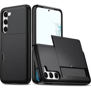 SKALO Samsung S23 Armor Cover kortholder - Sort