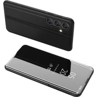 SKALO Samsung A54 5G Clear View Mirror Etui - Sort