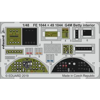 G4M Betty interior for Tamiya