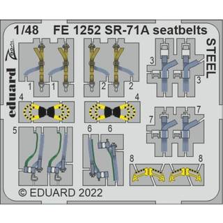 SR-71A seatbelts STEEL for REVELL