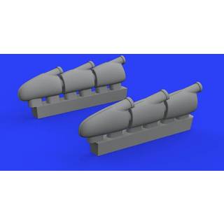 Spitfire Mk.I exhaust stacks for Tamiya